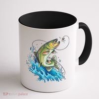 Bass Fishing Water Coffee Mug thumb 1