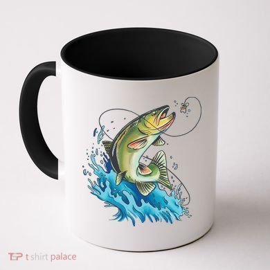 Bass Fishing Water Coffee Mug