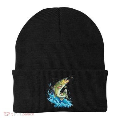 Bass Fishing Water Beanie