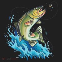 Bass Fishing Water Tumbler thumb 3