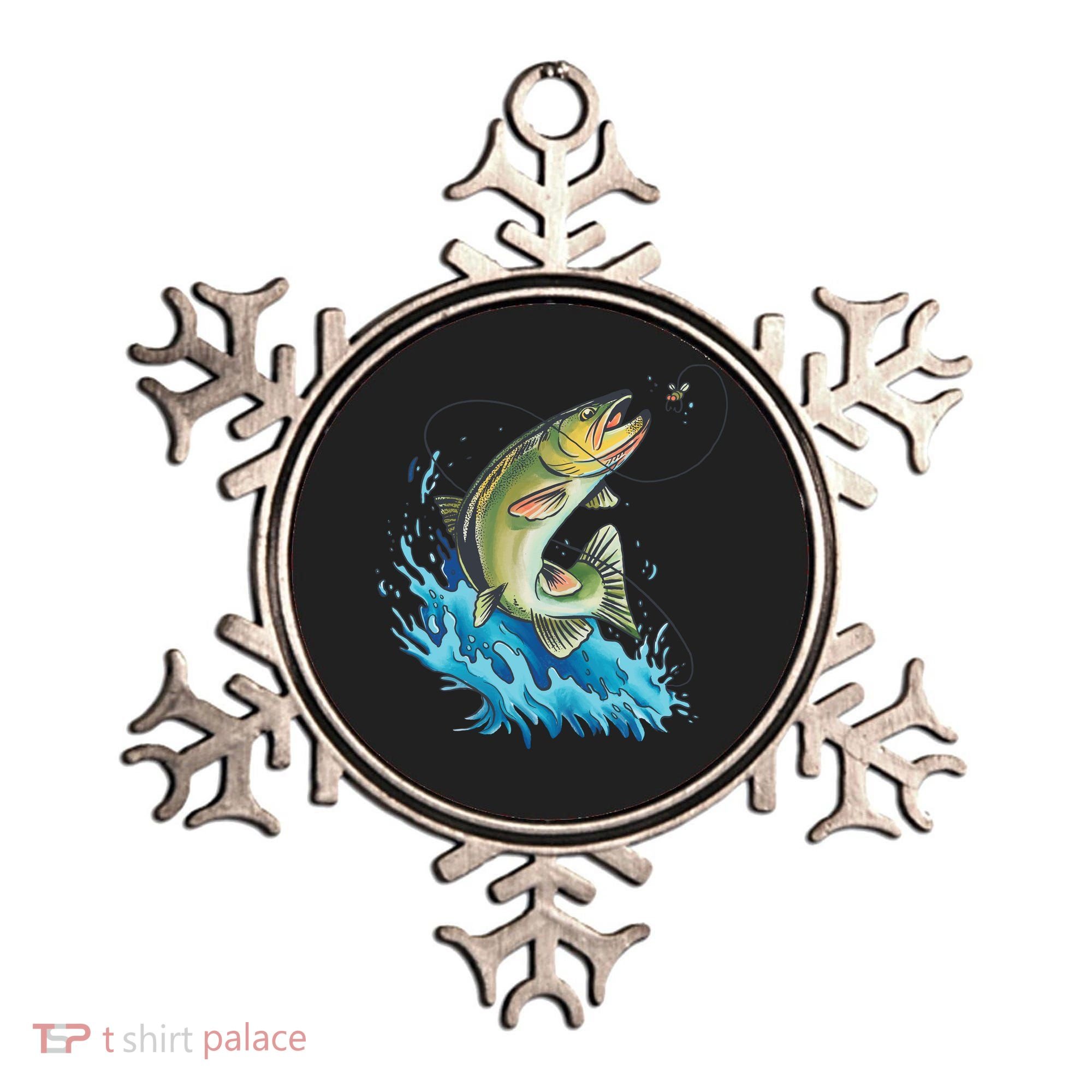 Bass Fishing Water Ornament