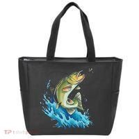 Bass Fishing Water Tote Bag thumb 0