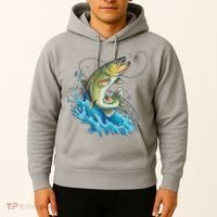 Bass Fishing Water Hoodie thumb 2