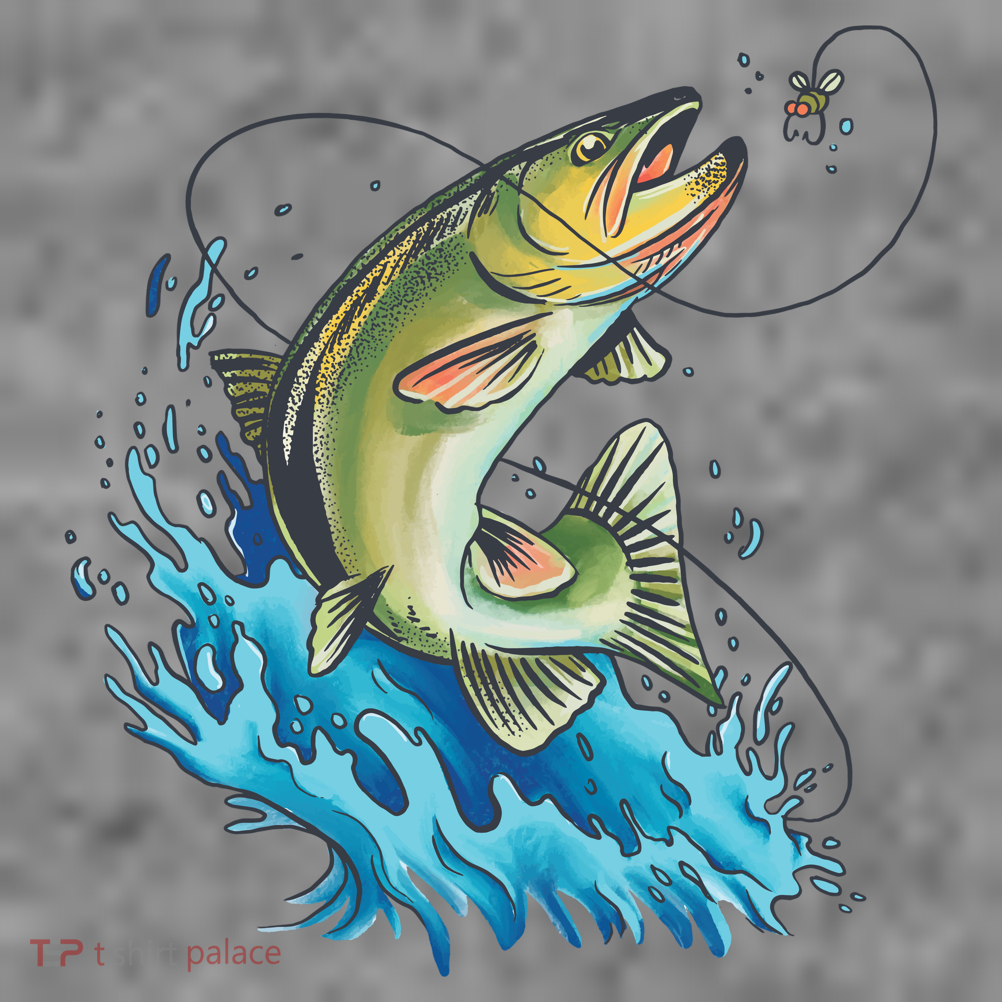 Bass Fishing Water Women's Hoodie
