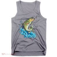 Bass Fishing Water Tank Top thumb 0