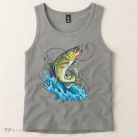 Bass Fishing Water Tank Top thumb 2
