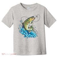 Bass Fishing Water Toddler T-Shirt thumb 0