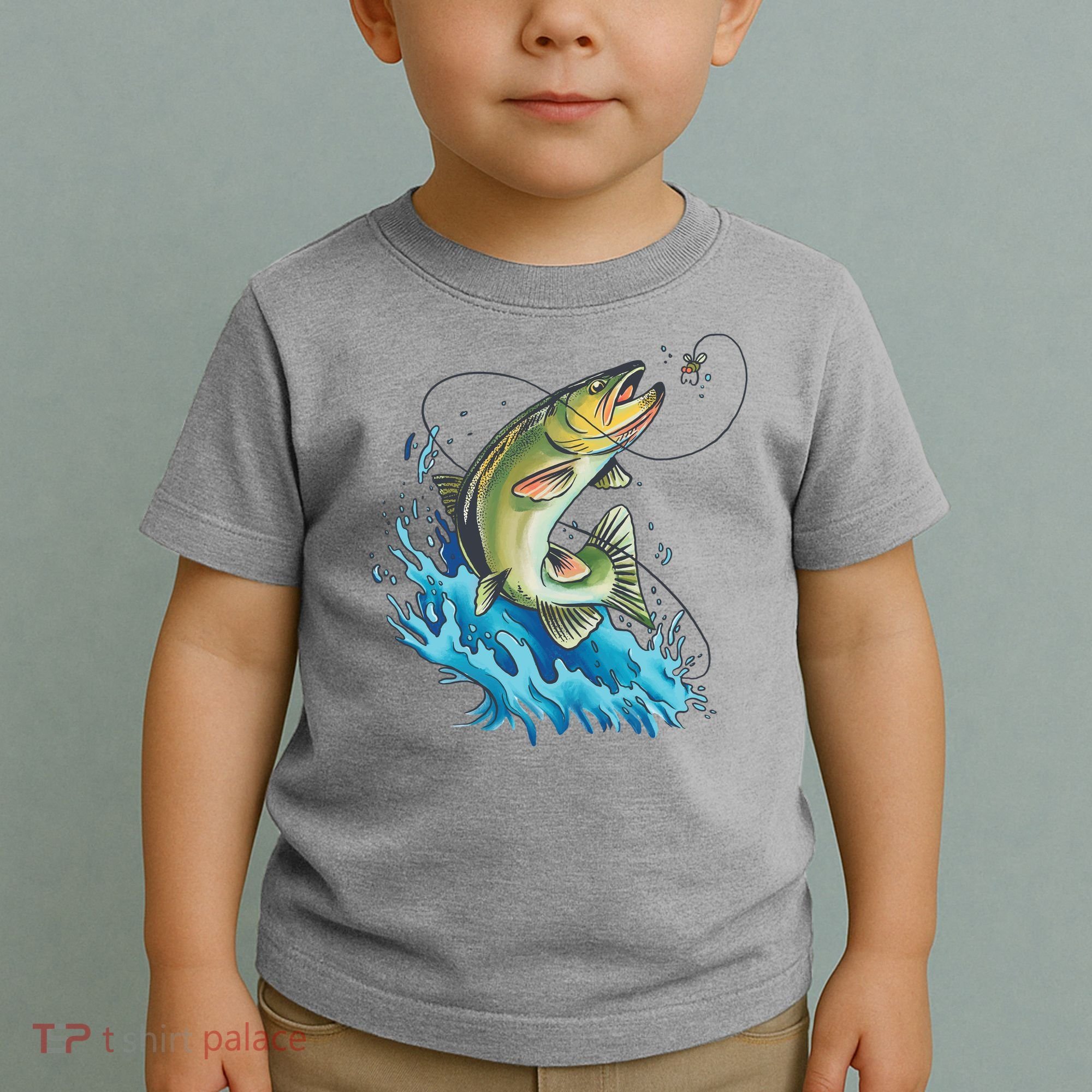 Bass Fishing Water Toddler T-Shirt