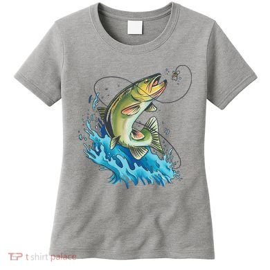 Bass Fishing Water Women's T-Shirt