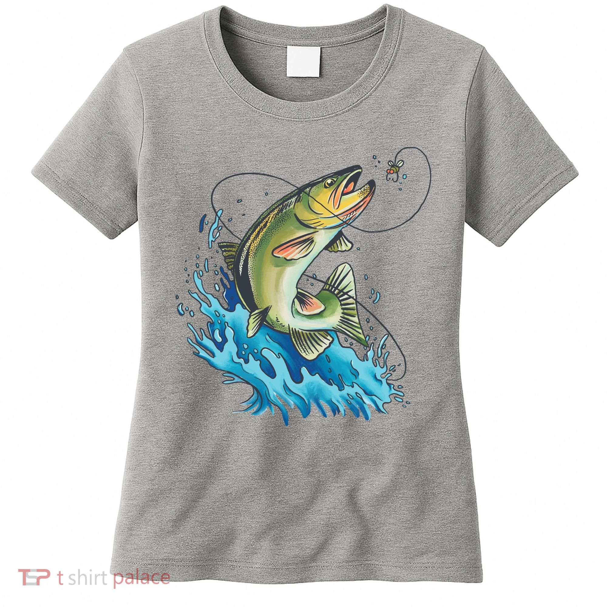Bass Fishing Water Women's T-Shirt