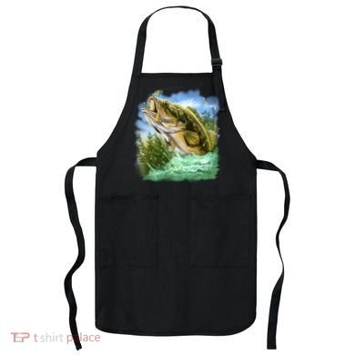 Bass In Action Apron