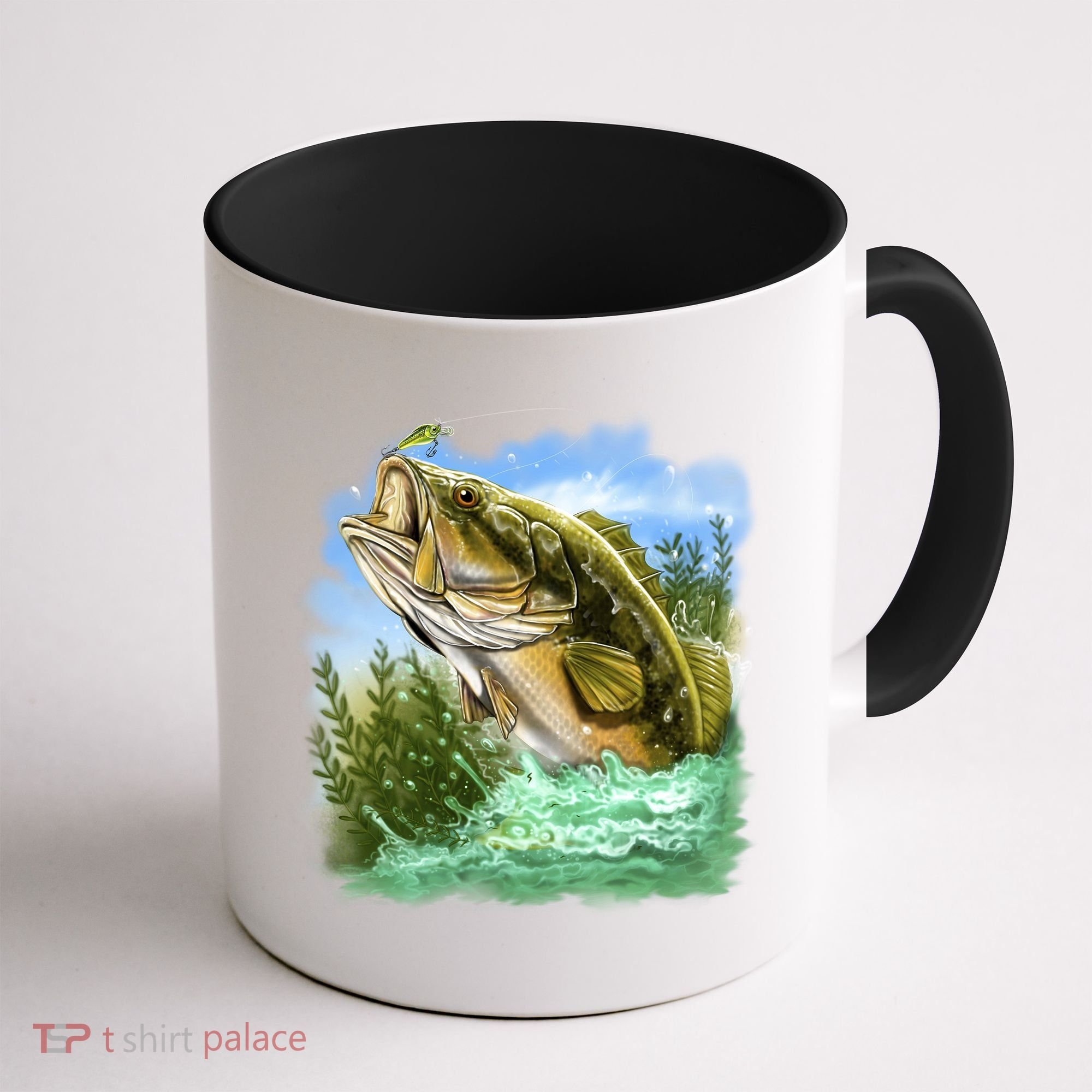 Bass In Action Coffee Mug