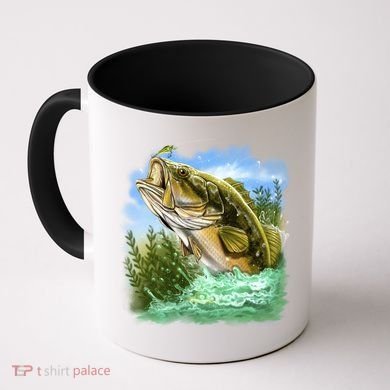 Bass In Action Coffee Mug