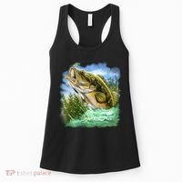 Bass In Action Women's Tank Top thumb 0