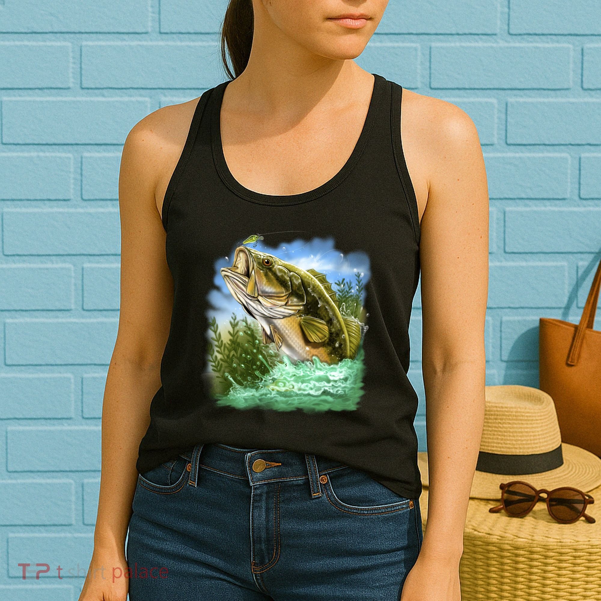 Bass In Action Women's Tank Top