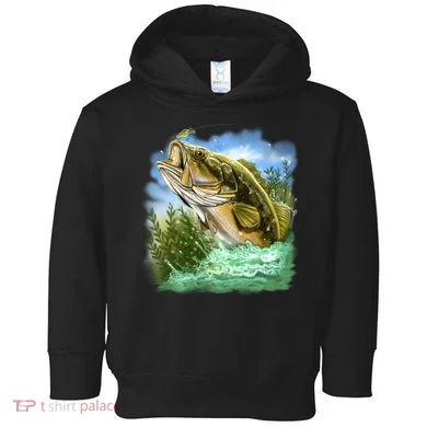 Bass In Action Toddler Hoodie