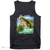 Bass In Action Tank Top thumb 0