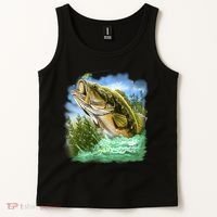 Bass In Action Tank Top thumb 2