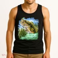 Bass In Action Tank Top thumb 3