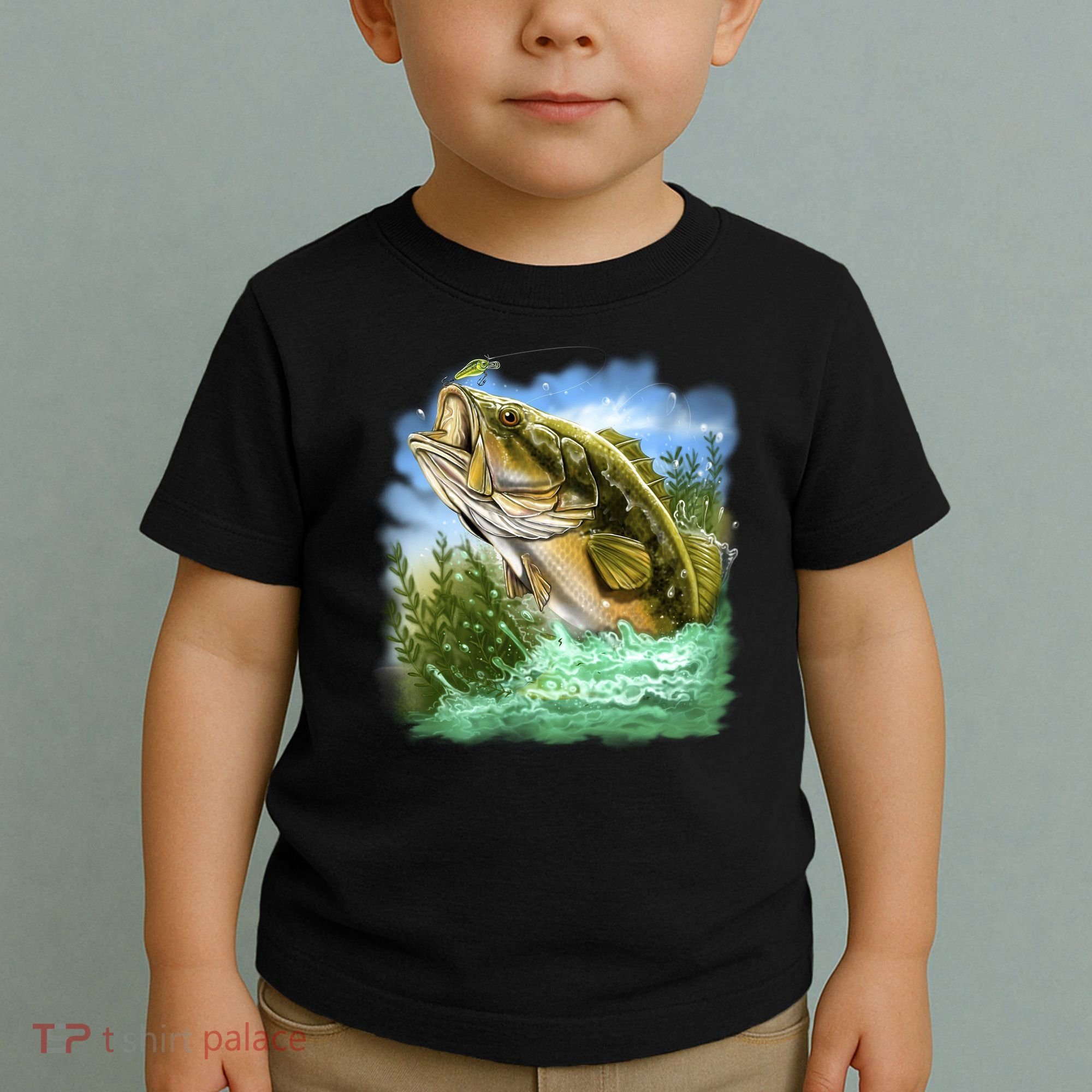 Bass In Action Toddler T-Shirt