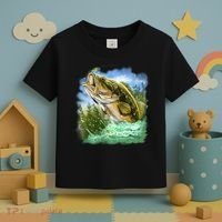 Bass In Action Toddler T-Shirt thumb 3