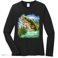 Bass In Action Women's Long Sleeve Shirt thumb 0