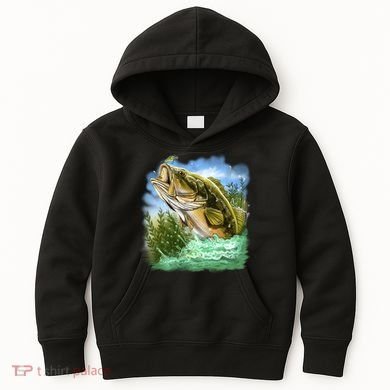Bass In Action Kids Hoodie