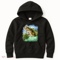 Bass In Action Kids Hoodie thumb 0