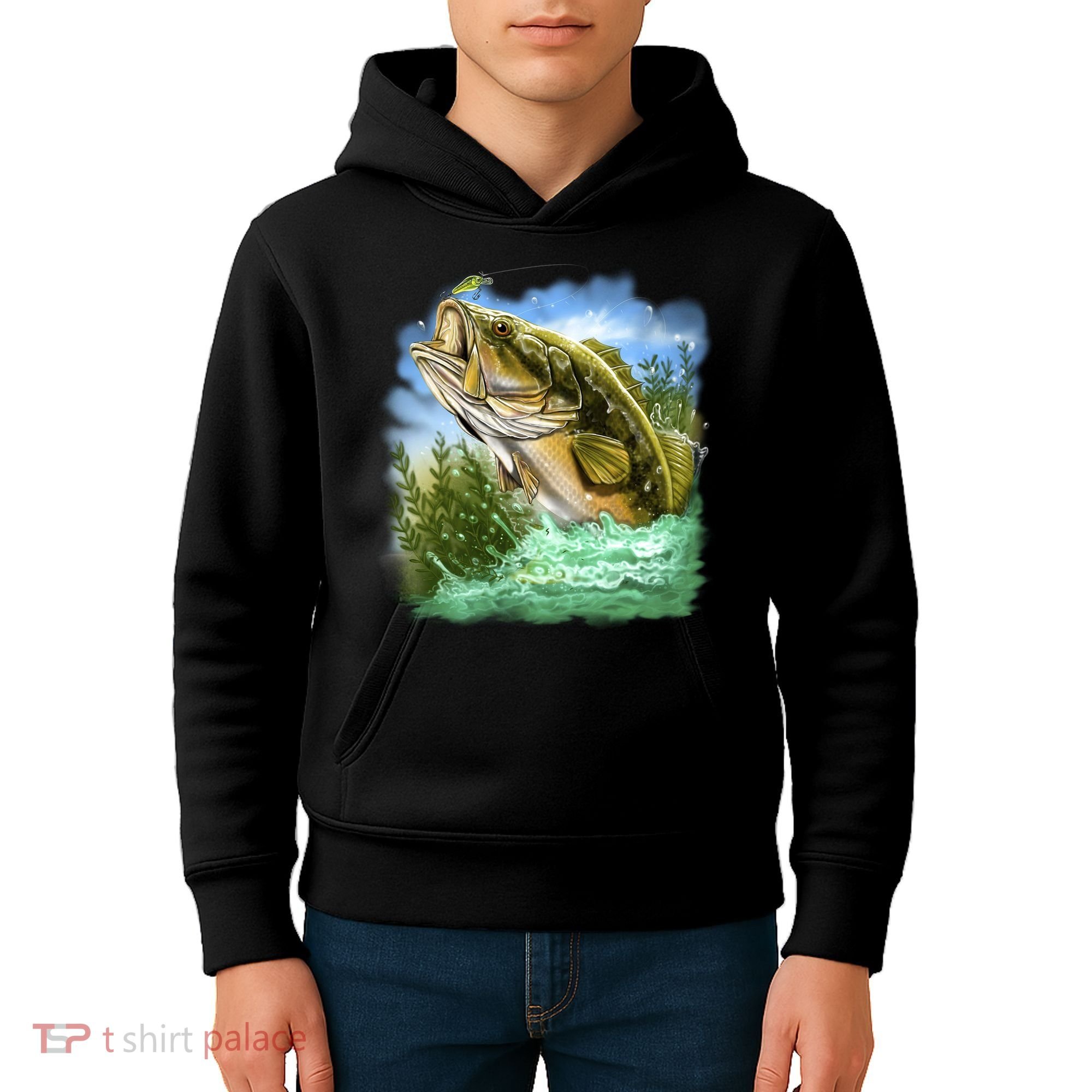 Bass In Action Kids Hoodie
