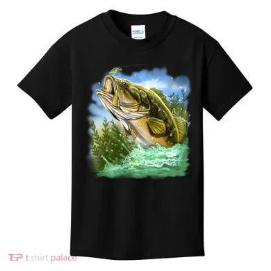 Bass In Action Kids T-Shirt