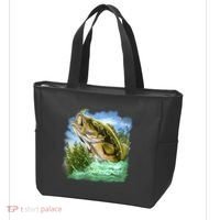 Bass In Action Tote Bag thumb 3