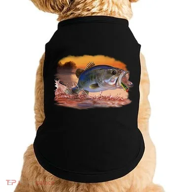 Bass Leaping Doggie Tank