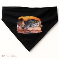 Bass Leaping USA-Made Doggie Bandana thumb 0