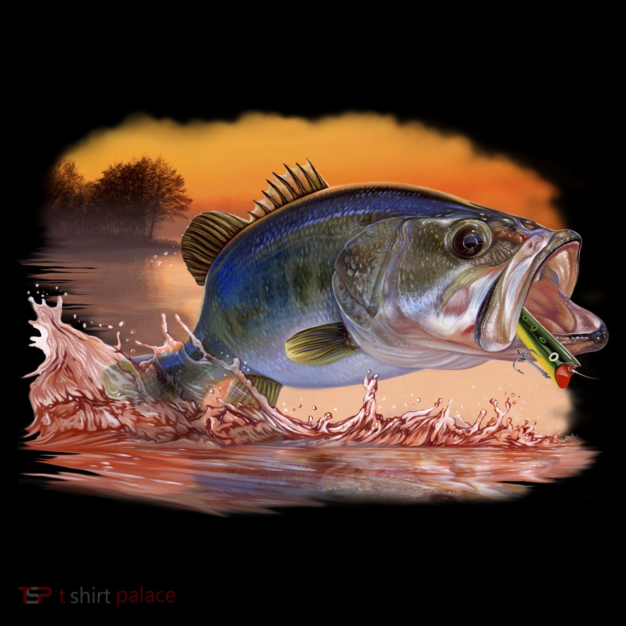 Bass Leaping Bucket Hat