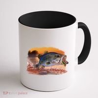 Bass Leaping Coffee Mug thumb 1