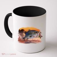 Bass Leaping Coffee Mug thumb 0