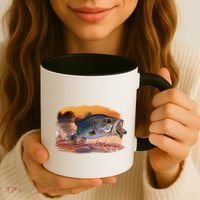 Bass Leaping Coffee Mug thumb 3