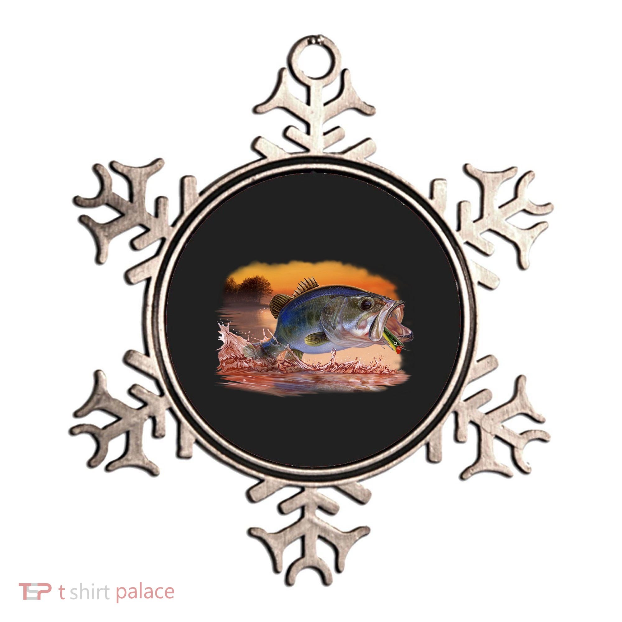 Bass Leaping Ornament