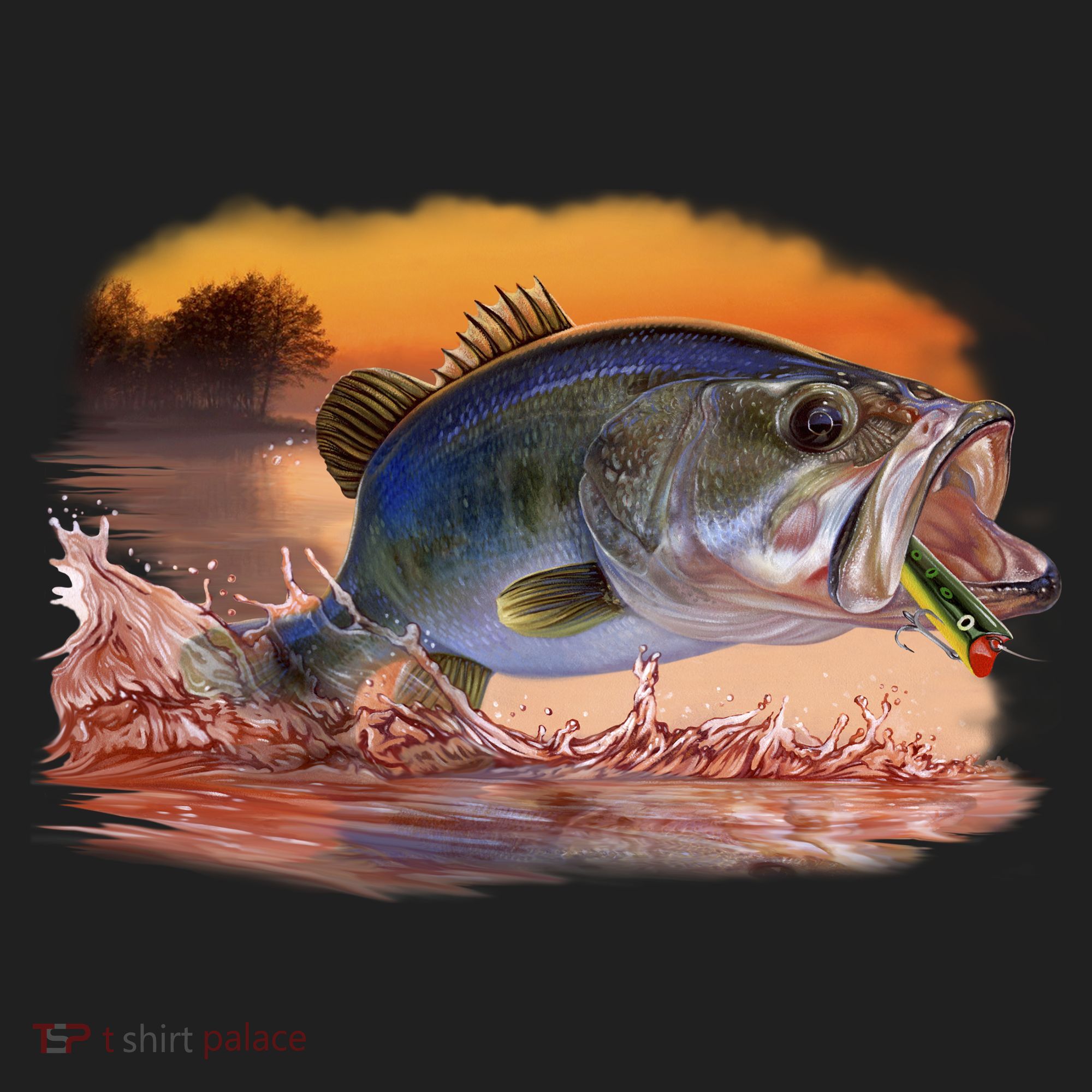 Bass Leaping Hat