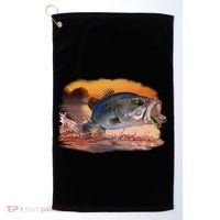 Bass Leaping Golf Towel thumb 0
