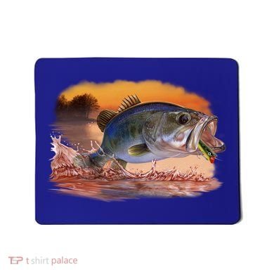Bass Leaping Mousepad