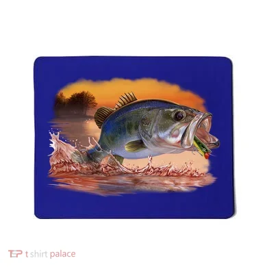 Bass Leaping Mousepad