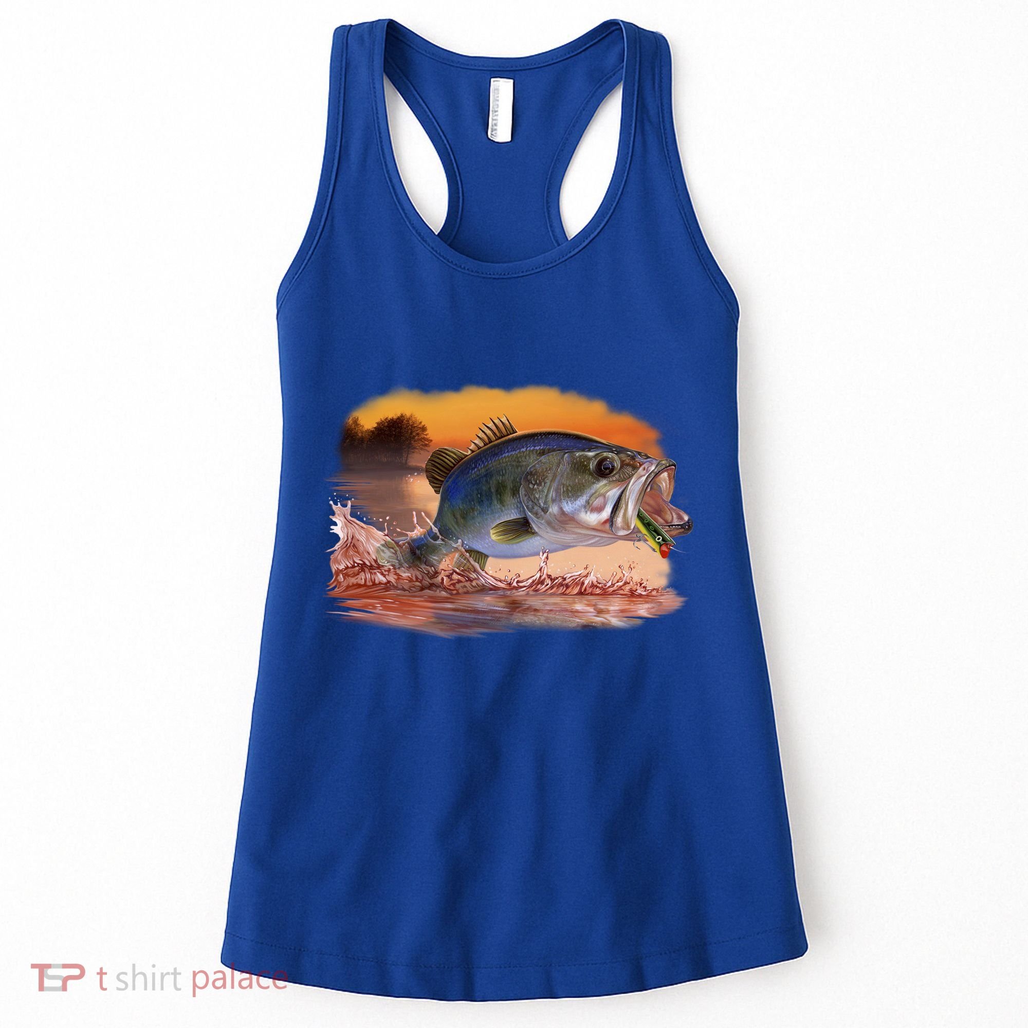 Bass Leaping Women's Tank Top