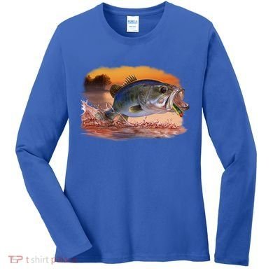 Bass Leaping Women's Long Sleeve Shirt