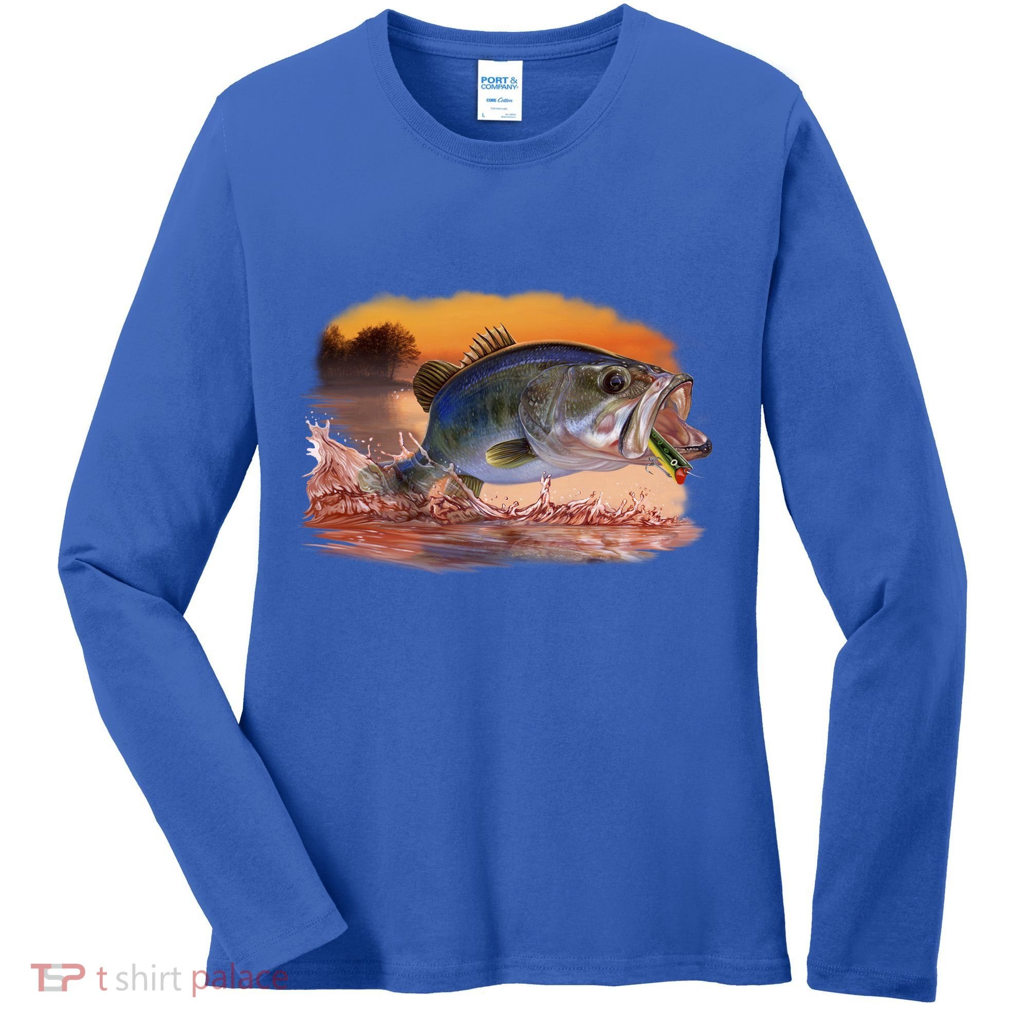 Bass Leaping Women's Long Sleeve Shirt