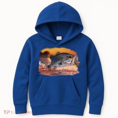 Bass Leaping Kids Hoodie