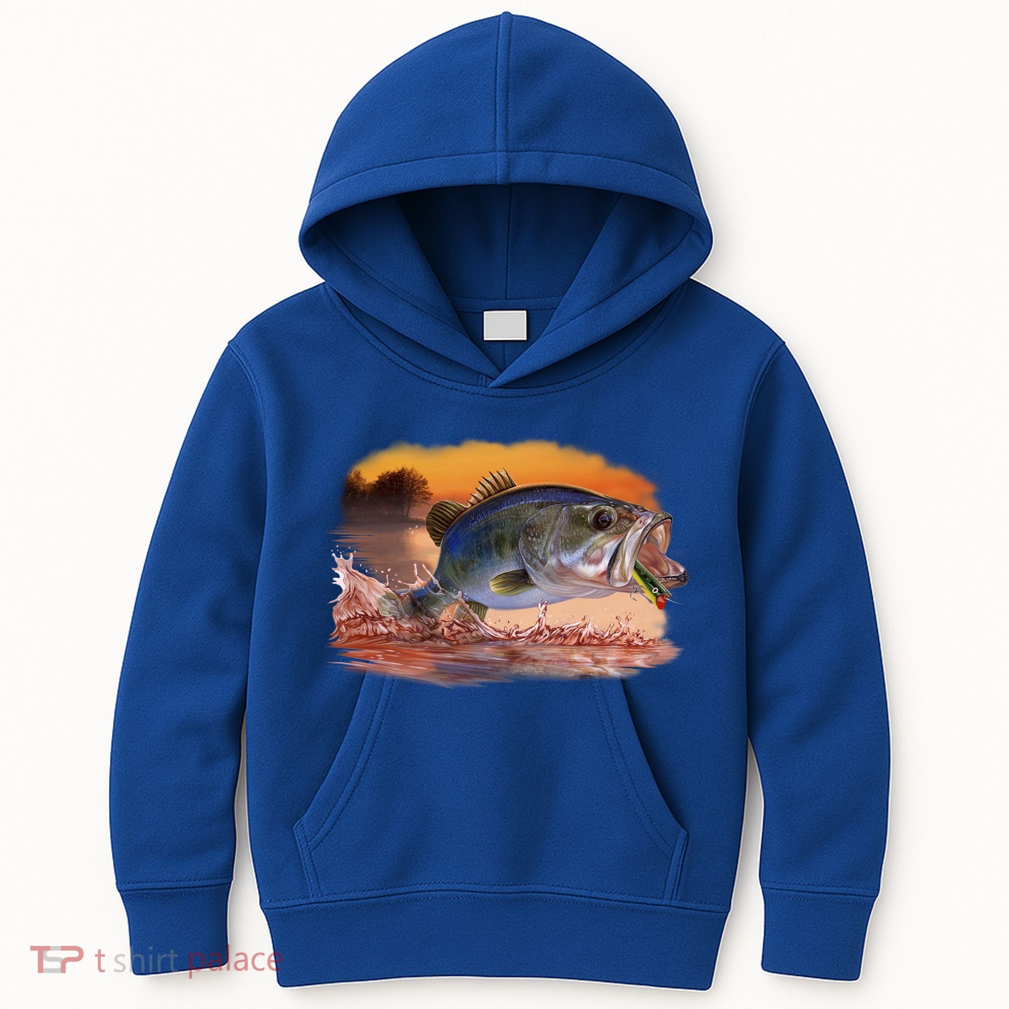Bass Leaping Kids Hoodie