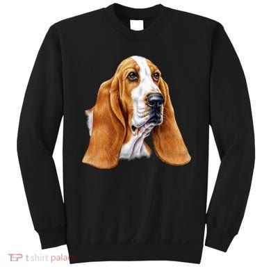 Basset Hound Face Sweatshirt