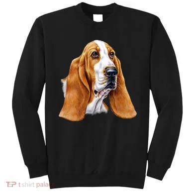 Basset Hound Face Sweatshirt