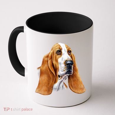 Basset Hound Face Coffee Mug